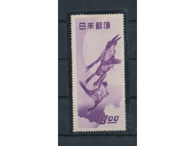 1949 Giappone - Yvert n. 437 - 8y. violetto - Oche Selvaggie - MNH**
