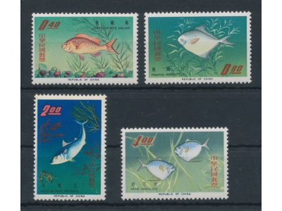 1965 Formosa - China Taiwan - Pesci - Catalogo Michel n. 576/79 - 4 valori - MNH**
