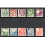 1941 Portogallo  - Costumi Regionali , n. 616/625 - 10 valori  - MH*