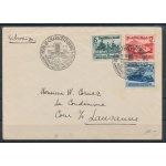 1939  Germania  -  Reich , Salone Internazionale dell'Automobile , n. 627/29 , 3 valori  - Busta Usata da Berlino a Losanna (Annullo della manifestazione)
