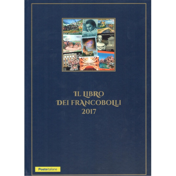 2017 ITALIA , Libro dei Francobolli d'Italia , Francobolli nuovi e perfetti , MNH**