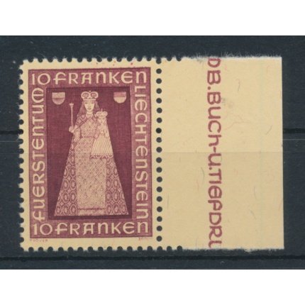 1941 Liechtenstein - n. 172 , Madonna di Dux ,  MNH**  - Bordo di Foglio