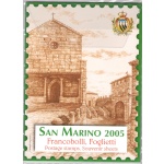 2005 San Marino , Libro Ufficiale Annuale delle emissioni Filateliche , Francobolli , Foglietti - MNH**