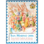 2006 San Marino , Libro Ufficiale Annuale delle emissioni Filateliche , Francobolli , Foglietto e Libretto - MNH**