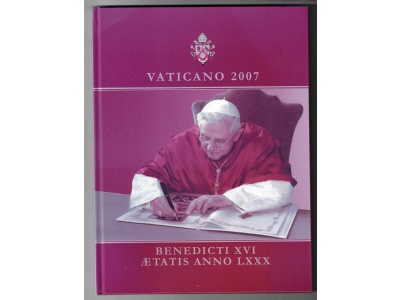 2007 Vaticano , Raccolta annuale delle emissioni Filateliche - Francobolli nuovi all'interno MNH**