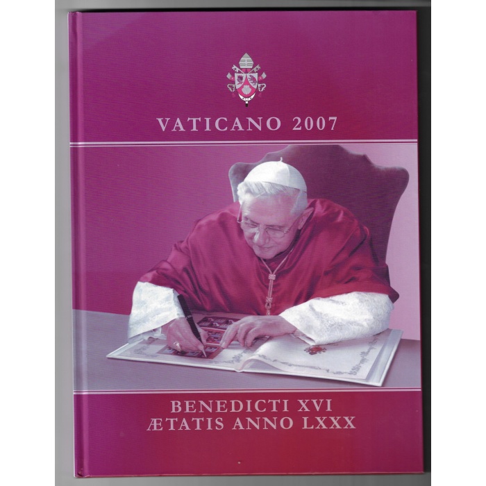 2007 Vaticano , Raccolta annuale delle emissioni Filateliche - Francobolli nuovi all'interno MNH**