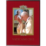 2011 Vaticano , Raccolta annuale delle emissioni Filateliche - Francobolli nuovi all'interno MNH**