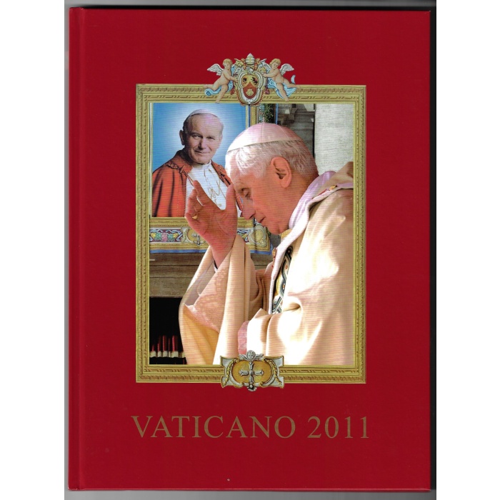 2011 Vaticano , Raccolta annuale delle emissioni Filateliche - Francobolli nuovi all'interno MNH**