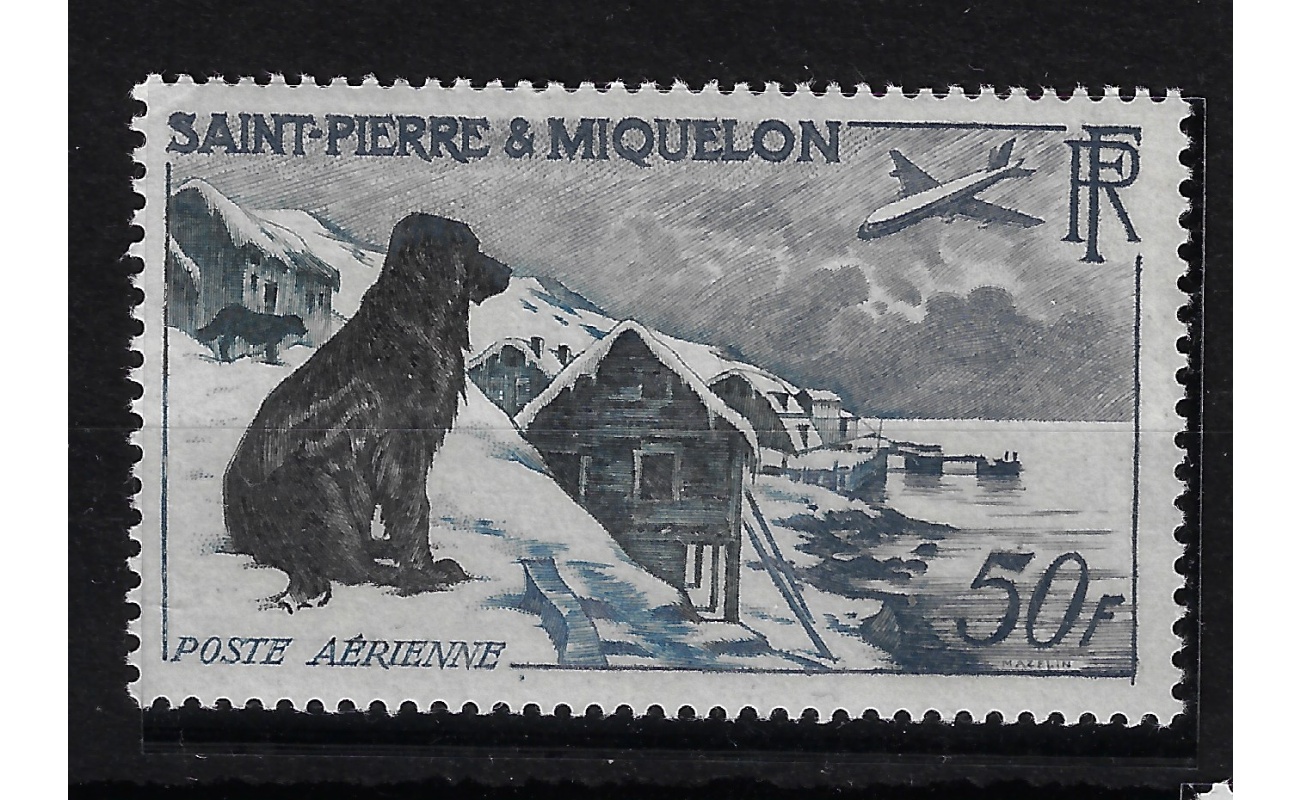 1957 Saint Pierre et Miquelon  , Posta Aerea Yvert n. 24 - MNH**
