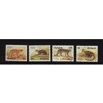 1987 Malaysia , Yvert & Tellier n. 389-92 , Animali - Felini , 4 valori , MNH**