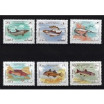 1968 Libano - Posta Aerea Yvert n. 436-41 - Pesci - 6 valori - MNH**