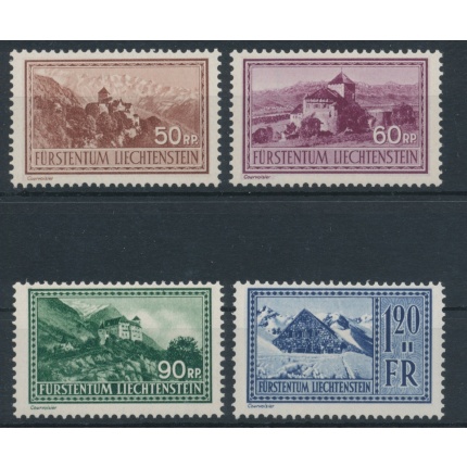 1934 Liechtenstein, n° 118/121 , Vedute diverse I serie , 4 val , MNH**