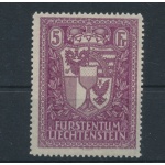 1935 Liechtenstein, n° 128 , Stemma tipo del 1934, lilla NMH**