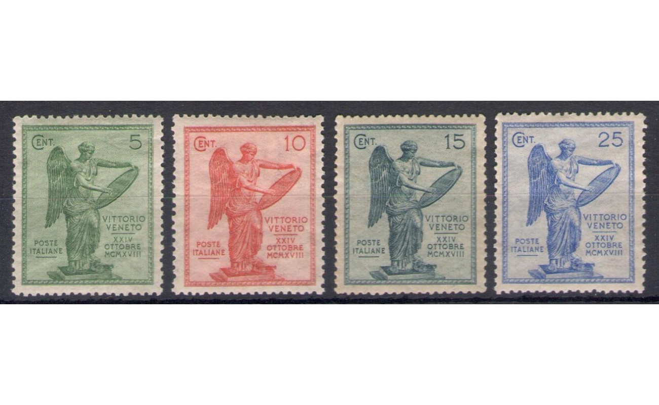 1921 Italia - Regno, n. 119-22 , 3 Anniversario della Vittoria , 4 valori - MNH**