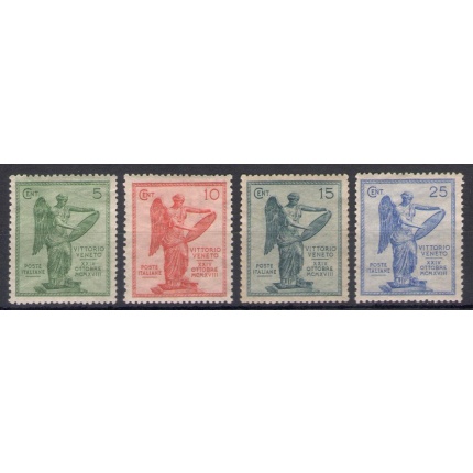 1921 Italia - Regno, n. 119-22 , 3 Anniversario della Vittoria , 4 valori - MNH**