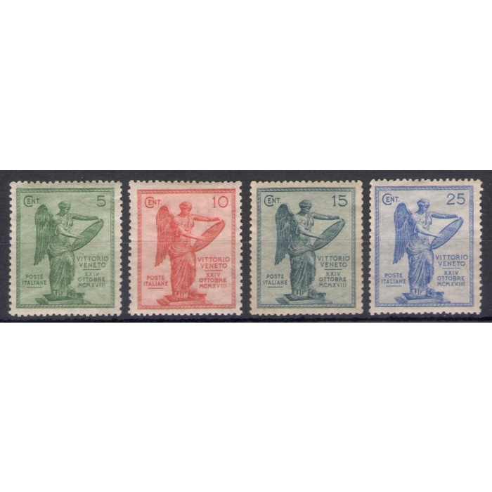 1921 Italia - Regno, n. 119-22 , 3 Anniversario della Vittoria , 4 valori - MNH**