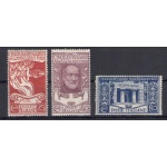 1922 Italia Regno - n. 128/30 , Cinquantenario morte Giuseppe Mazzini , 3 valori - MNH**