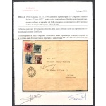 1922 Italia - Regno , Congresso di Trieste , serie completa , Usato su frammento