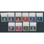 1948 Liechtenstein - Posta Aerea 10 valori 24/33 , precursori e pionieri dell'aviazione ,  MNH**