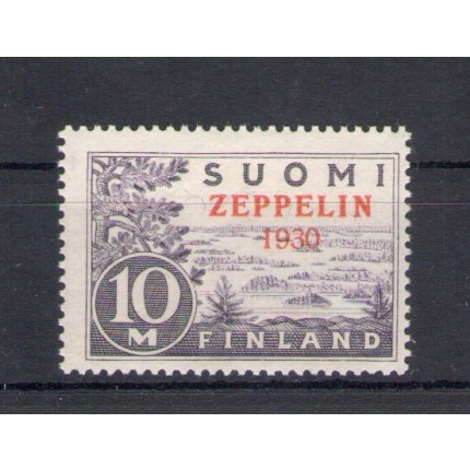 1930 Finlandia - Posta Aerea n. 1 , Zeppelin - 1 valore - MNH**