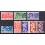 1930 Italia - Regno - 4 Centenario morte Francesco Ferrucci n. 276/80 + Posta Aerea n. 18/20 - 8 valori - MNH **
