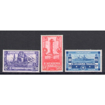 1931 Italia - Regno - Accademia Navale n. 300-02  - MNH **