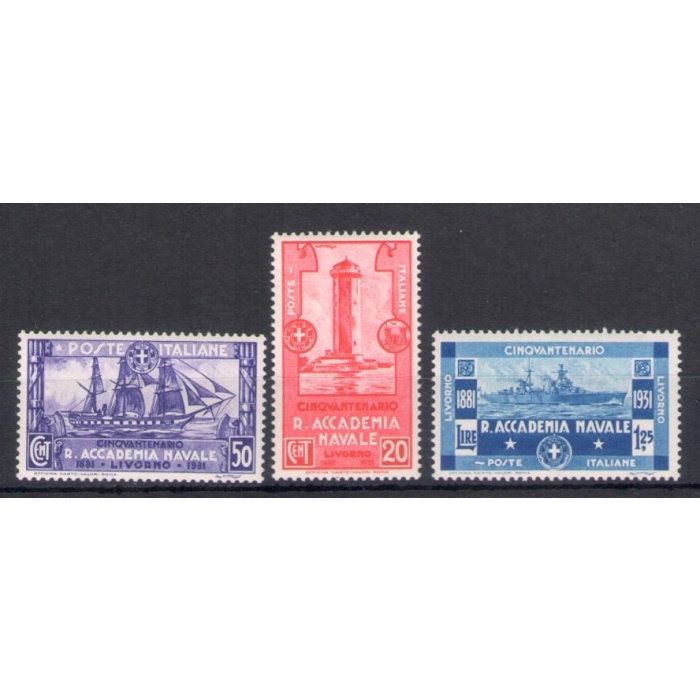 1931 Italia - Regno - Accademia Navale n. 300-02  - MNH **