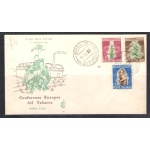 1950 Italia - Repubblica - Tabacco n. 629/31 - fdc venetia n. 74 - Non viaggiata e senza timbro d'arrivo - Usata