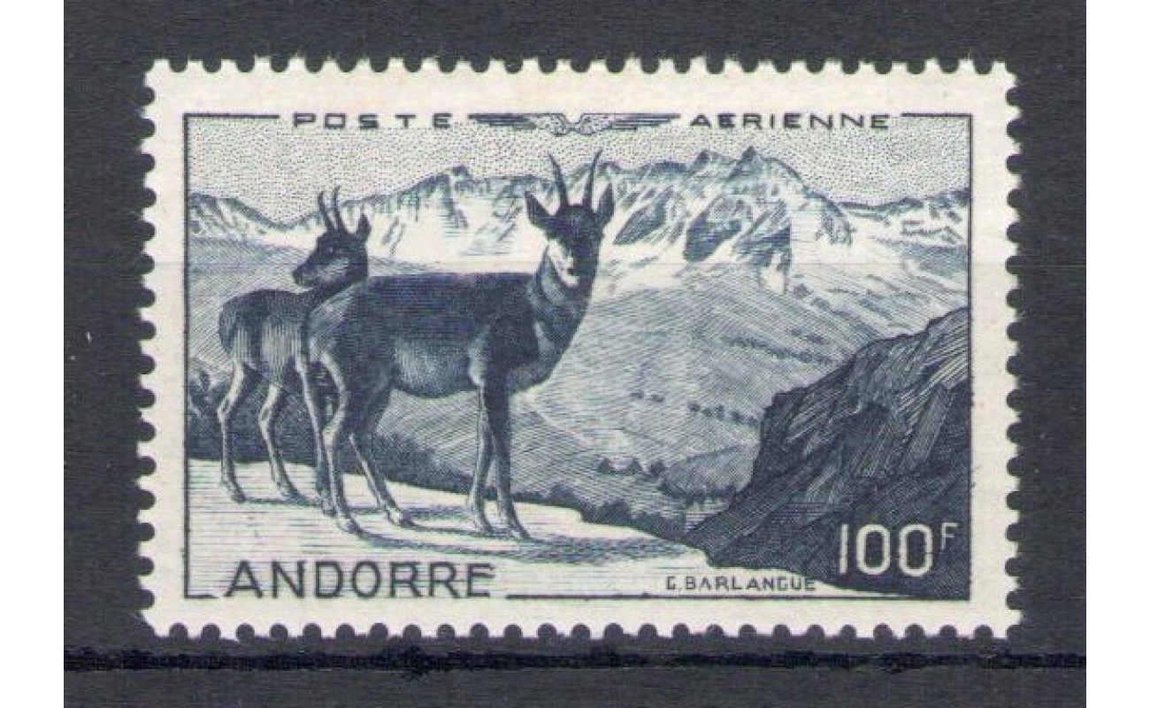 1950 Andorra Francese, Posta Aerea n. 1 - MNH**