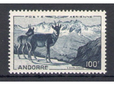 1950 Andorra Francese, Posta Aerea n. 1 - MNH**