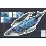2001 Vanuatu, Balene - n. 1110/12 + BF 41 - MNH**