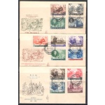 1952 San Marino, Colombo - 3 Buste Venetia n. 126 - Non viaggiate