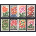 1961-62 Cote d'Ivoire, Yvert n. 192A/198 - Fiori - MNH**