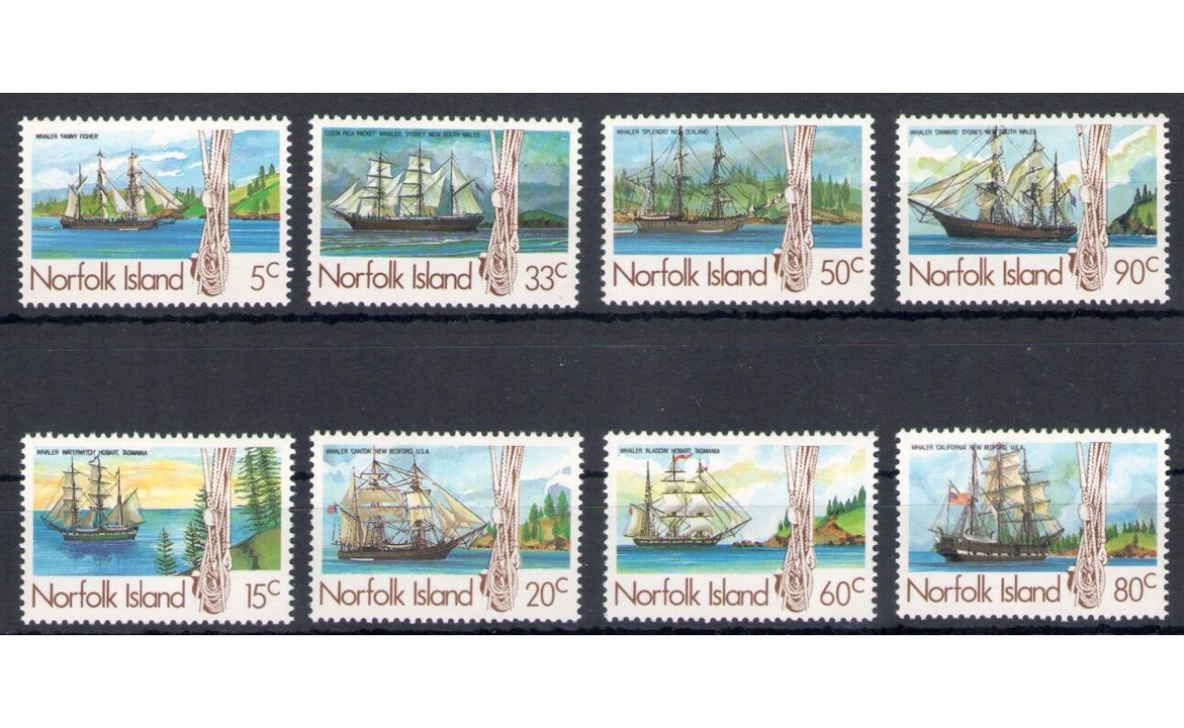 1985 Norfolk Island, Navi - n. 8352/55+356/59 - 8 valori - MNH**