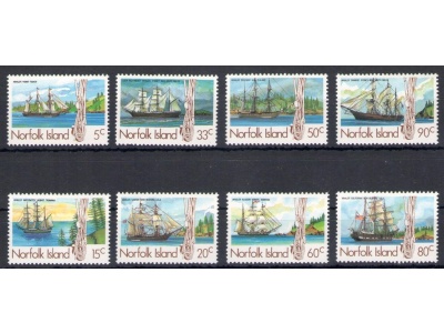 1985 Norfolk Island, Navi - n. 8352/55+356/59 - 8 valori - MNH**