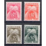 1961 Andorra Francese, Segnatasse n. 42/45 - MNH**
