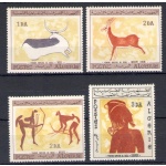 1967 Algerie - Yvert  n. 437/40 - Arte Rupestre - MNH**