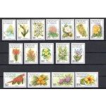 1983 Trinidad and Tobago - Yvert n. 483/98 - Serie di 16 valori - Fiori - MNH**