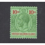 1922-31 British Solomon Islands - Stanley Gibbons n. 52 - 10 scellini - MNH**
