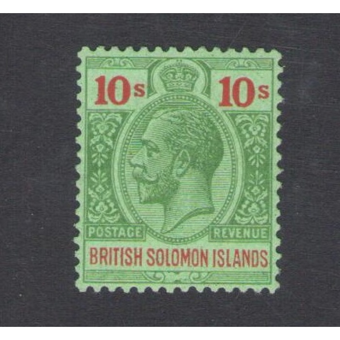 1922-31 British Solomon Islands - Stanley Gibbons n. 52 - 10 scellini - MNH**