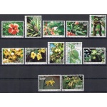 1977 Comores, Tasse Yvert n. 6/17 - Fiori - MNH**