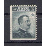 1906 Italia - Regno, n. 80 - 15 cent grigio nero, Buona Centratura - MNH**