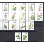 1989 Turks & Caicos - Yvert n. 826/39+889+894 - Fiori - MNH**