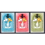 1973 Emirati Arabi Uniti, Stanley Gibbons n. 18/20 - Diritti Umani, MNH**