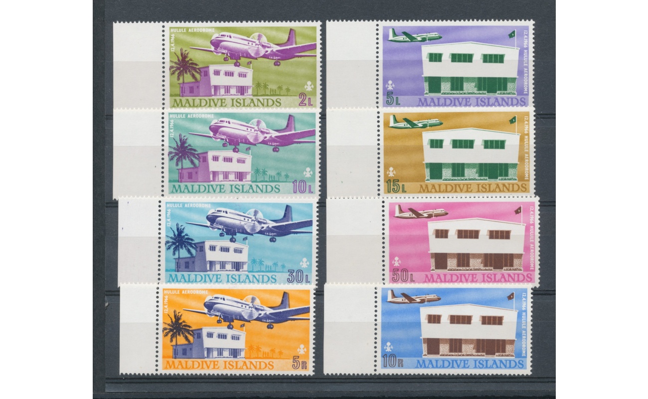 1967 Maldive Islands , SG n. 225/32 - 8 valori - MNH**