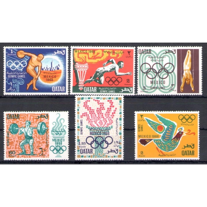 1968 QATAR, SG n. 264/69 - Olimpiadi Messico - MNH**