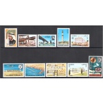 1970 Dubai, Stanley Gibbons # 362-71, Reali e Vedute, MNH**