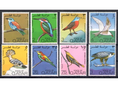 1972 QATAR, SG n. 391/98 - Uccelli - MNH**