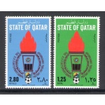 1981 QATAR, SG # 715-16, Campionati Mondo Calcio Militare, MNH**