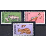 1973 Territoire Francais Afars et Issas, Yvert Aerea 80/82 - Animali - MNH**